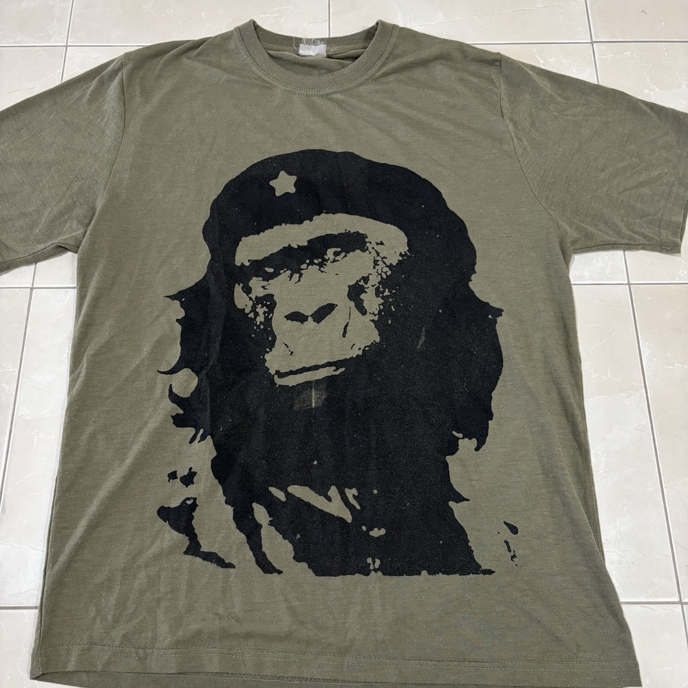 Vintage Mzungu In The Mist T Shirt Africa Movie TV Swahili Mens M Gorilla Animal - Picture 2 of 7